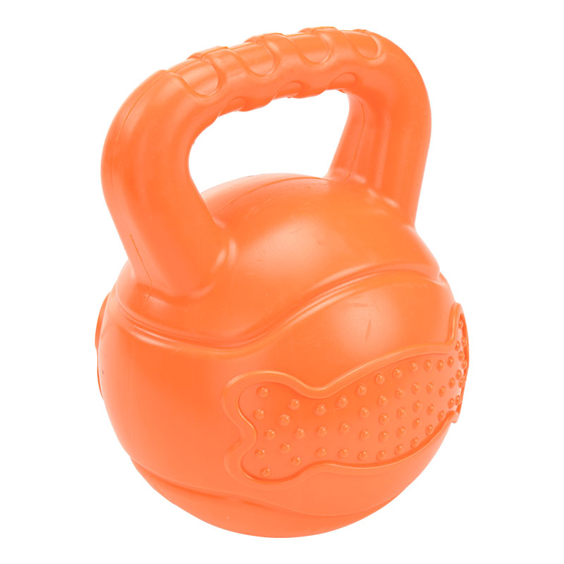 Bidelegetøj kettlebell 15 cm pink