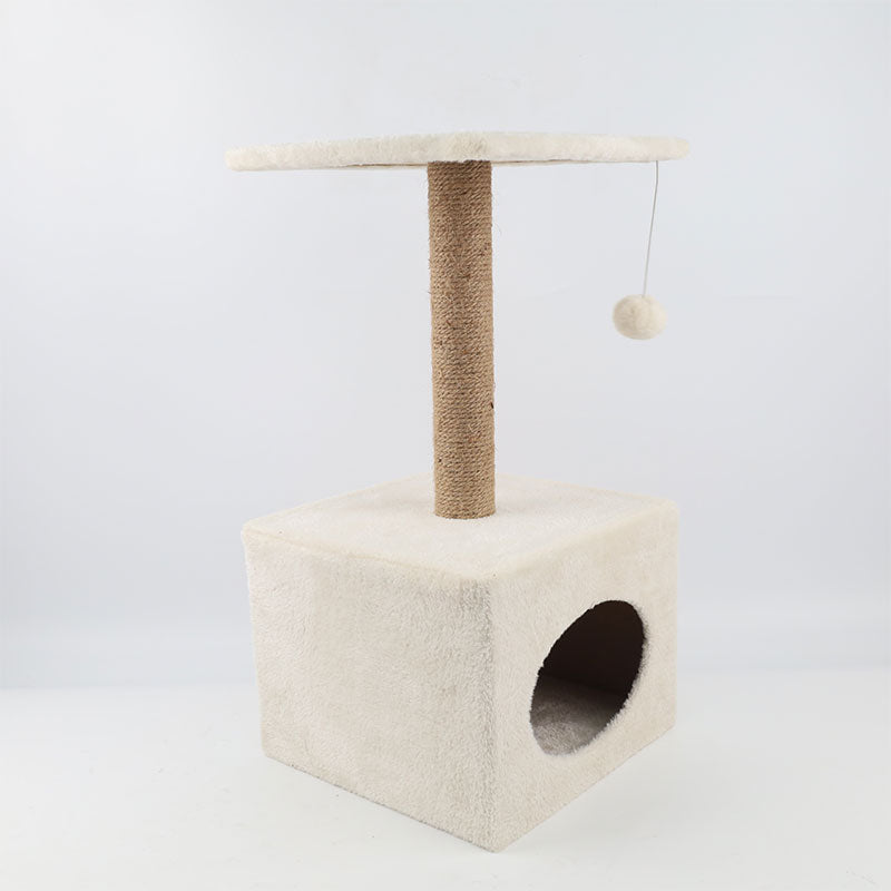 Kradsetræ TOR beige m/hule  32x32x60 cm