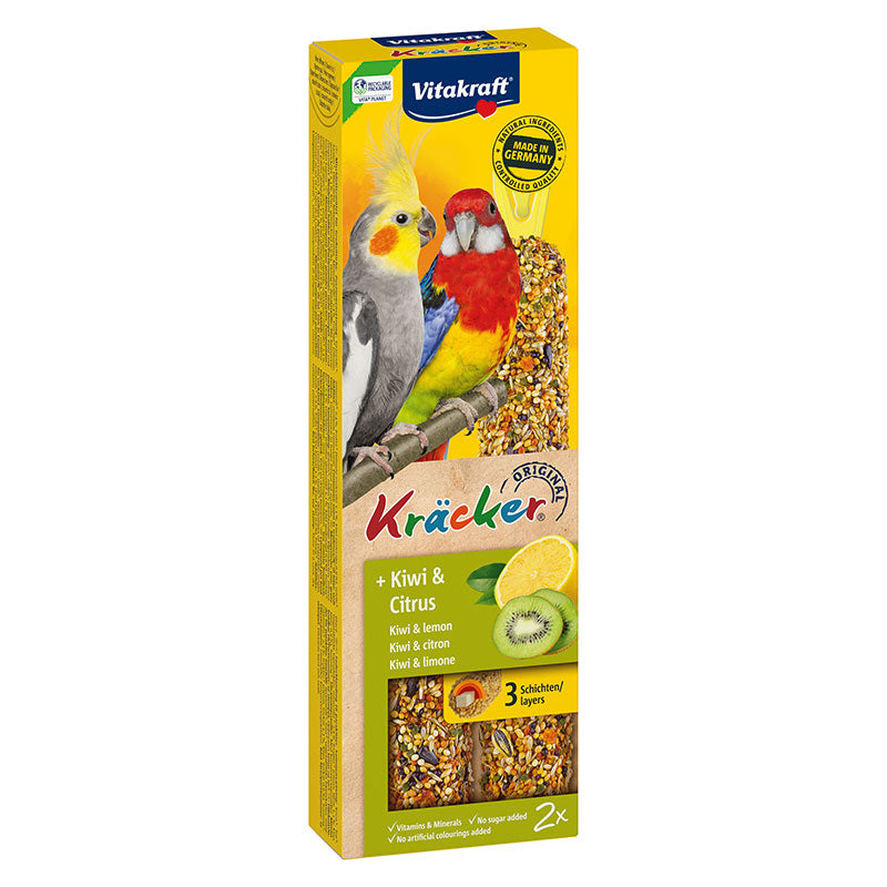 Kräcker parakit Kiwi & citrus 180 g 2 stk/pk