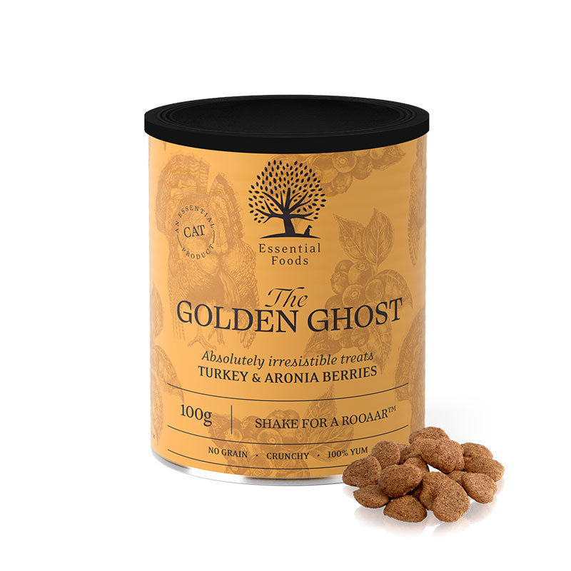 The Golden Ghost kornfri, laks, kylling 100 g