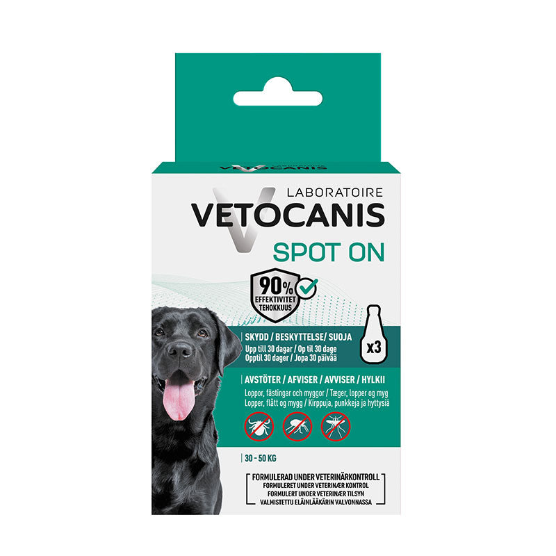 Anti-parasitmiddel Spot-on hund L 30-50 kg 3x3 ml