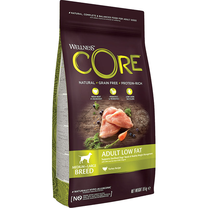 Adult Low Fat Medium/Large kalkun 1,8 kg
