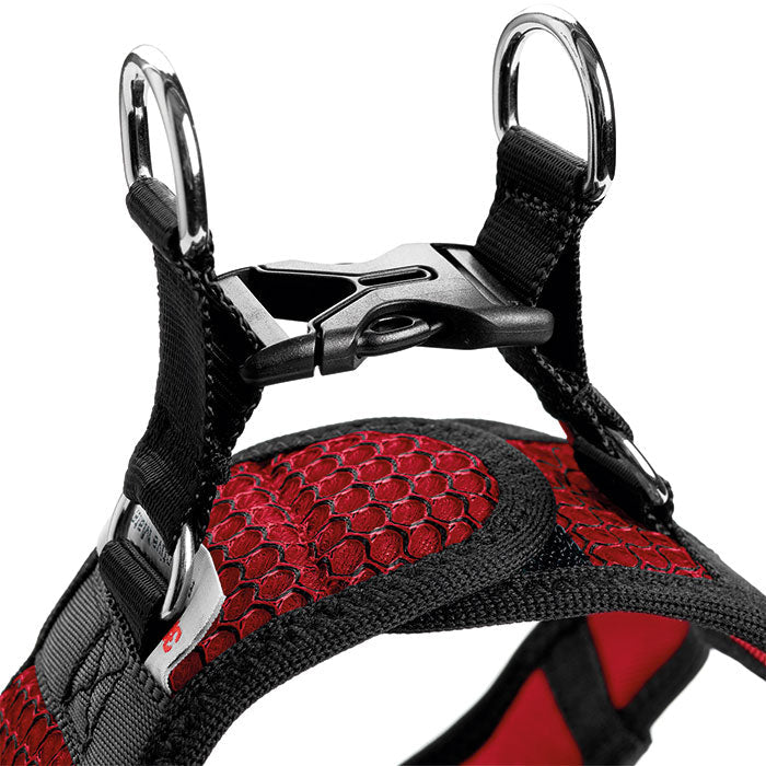 Hunter Hilo Comfort Hundesele hals 26-30cm bryst 31-33cm rød