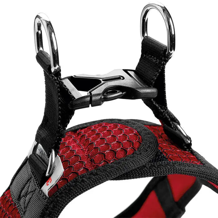 Hunter Hilo Comfort Hundesele hals 35-37cm bryst 36-40cm rød
