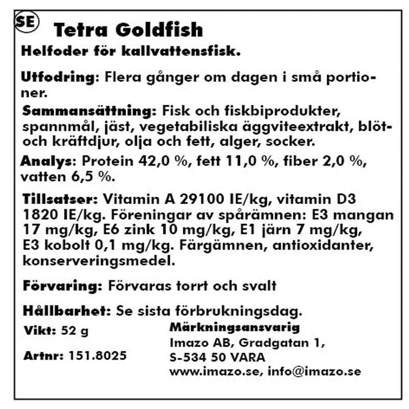Goldfish Flager 250 ml