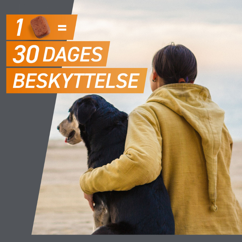 Flåt- & loppemiddel tyggetabletter hund 10-25 kg - 3 stk/pk